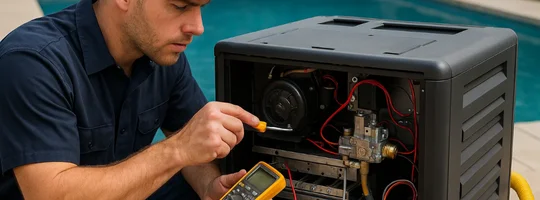 gas pool heating services Melbourne