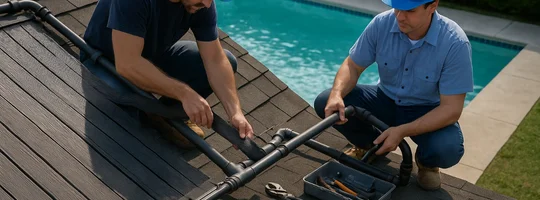 manual solar pool heater Melbourne