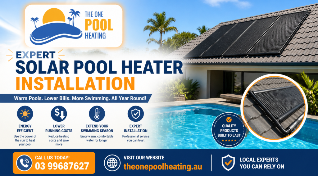 solar pool heater installation